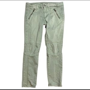 American Eagle Jegging Ankle Super Stretch Jeans Size 12 Cargo Pants Moto